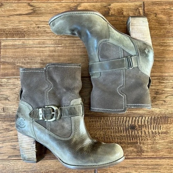 Timberland Earthkeepers Rudston Waterproof Suede Leather Ankle Boots Booties 9 - Picture 1 of 16